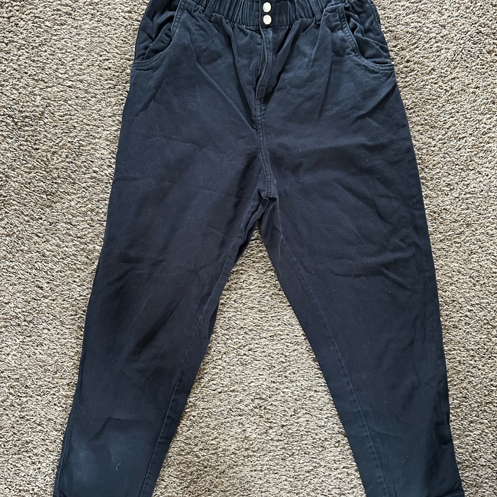 H&M Women's High Rise Black Jeans